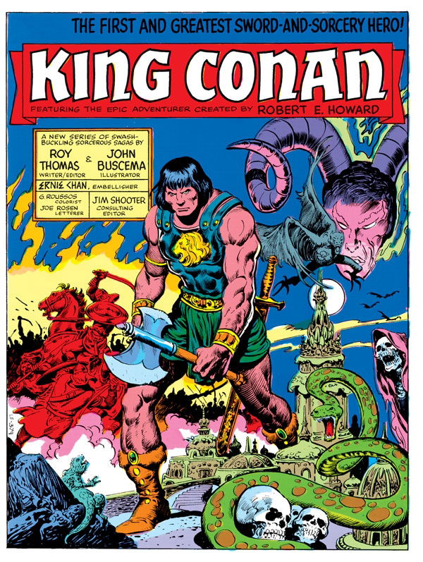 Conan King 1 Buscema, In Ramon B.'s Buscema Covers Comic Art Gallery Room